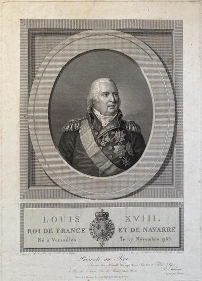 Ludwik XVIII, kr&oacute;l Francji, 1814