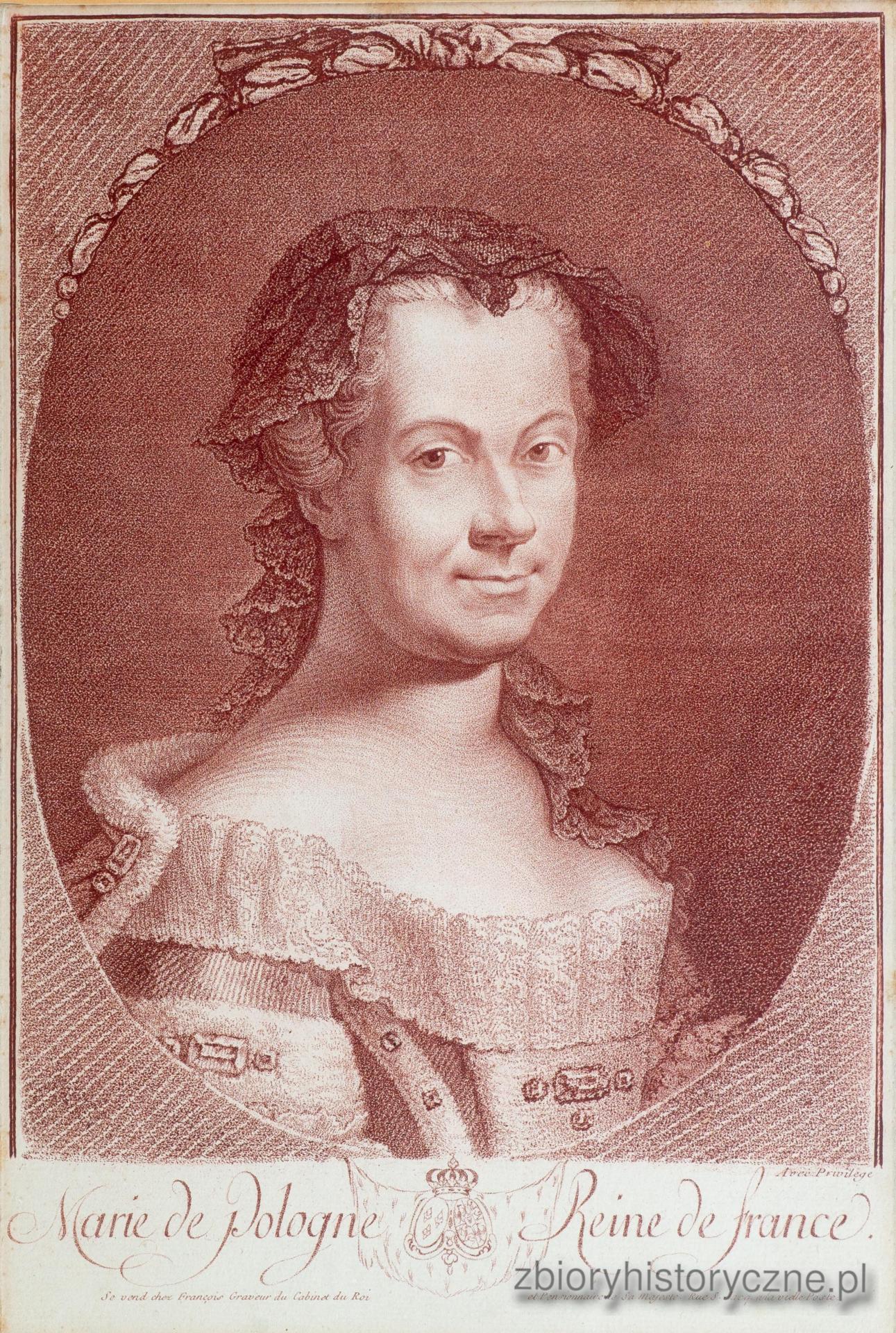 Maria Leszczyńska, kr&oacute;lowa Francji, przed 1770 r. / 0