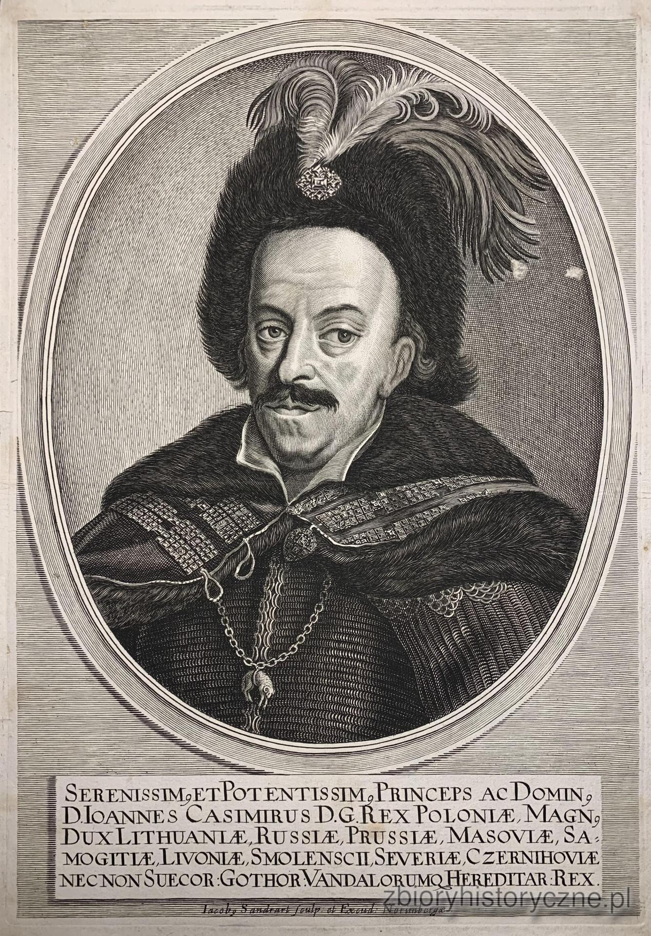Jan Kazimierz, kr&oacute;l Polski, 1650 r. -1680 r. / 0