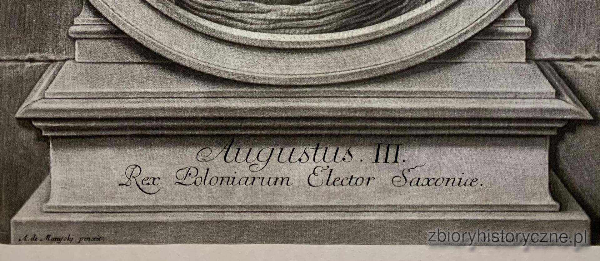 August III, kr&oacute;l Polski, 1750 r. / 3