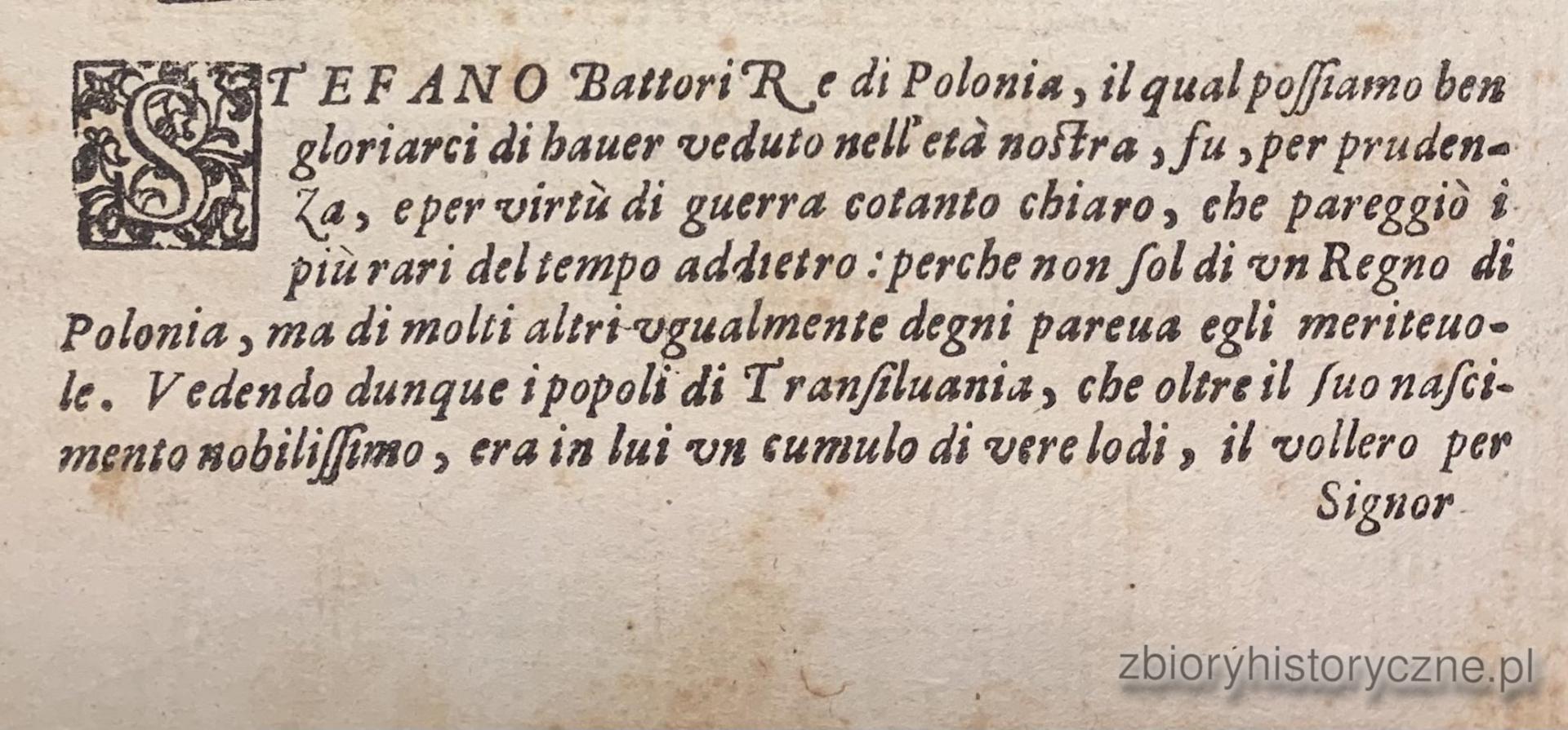 Stefan Batory, kr&oacute;l Polski, 1635 r. / 2