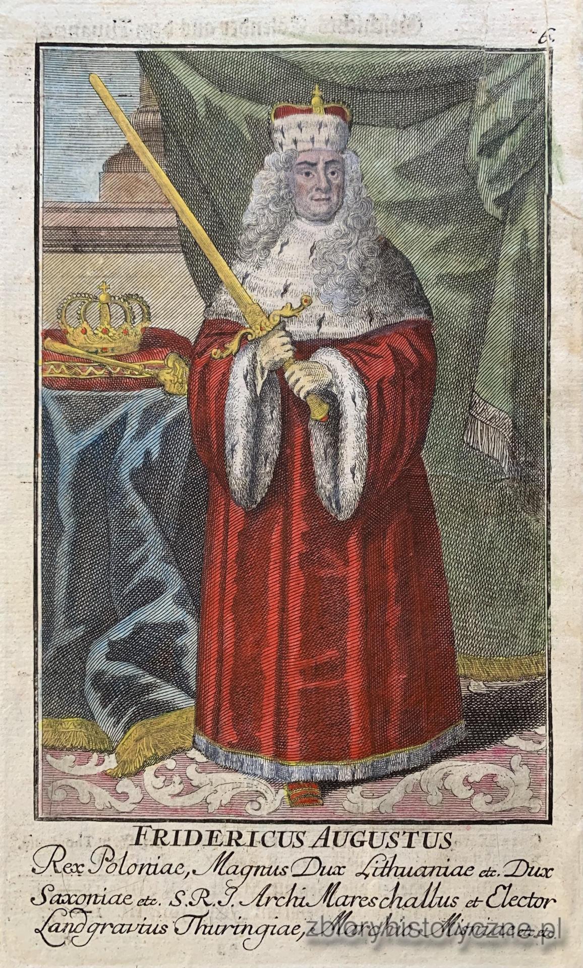 August II Mocny, kr&oacute;l Polski, przed 1733 r. / 0