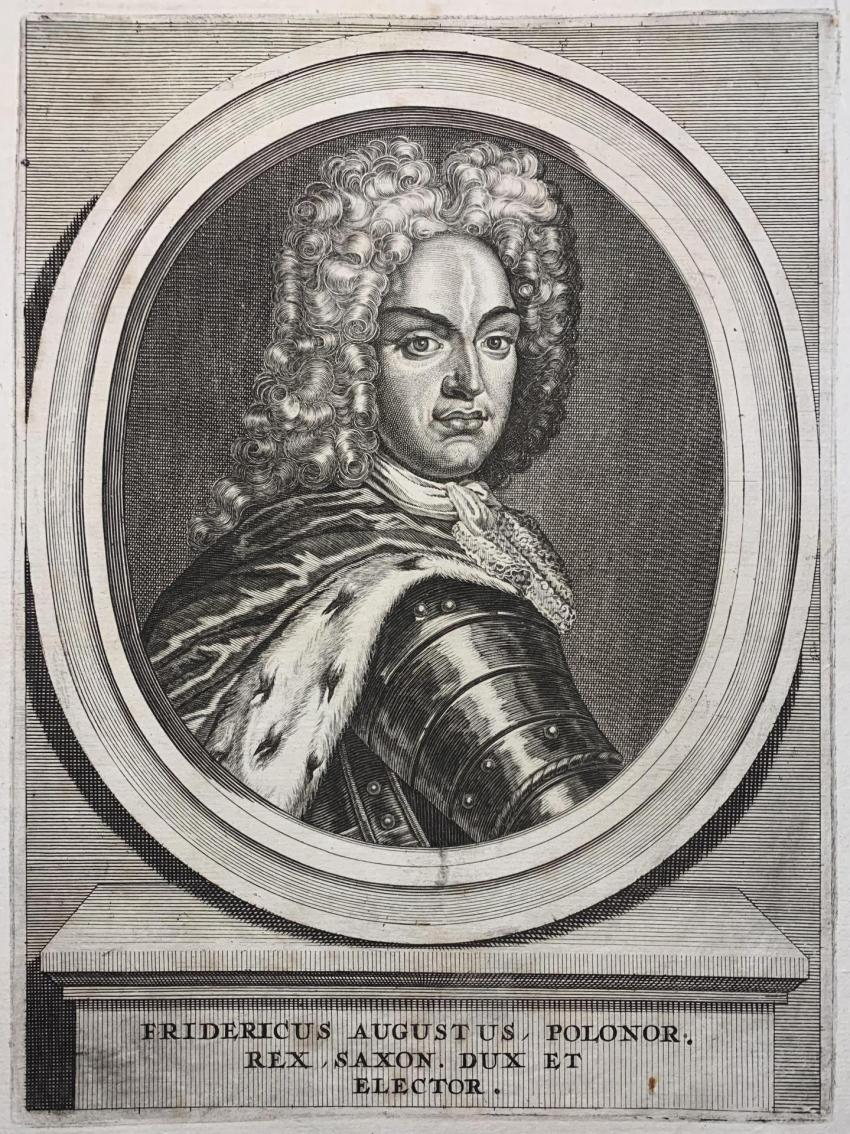 August II, kr&oacute;l Polski, 1707 r.