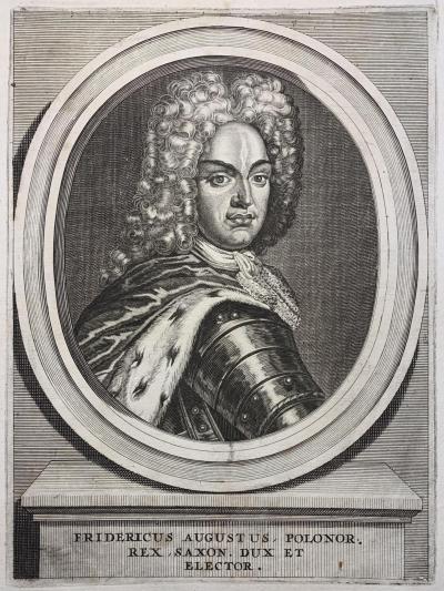 August II, kr&oacute;l Polski, 1707 r.