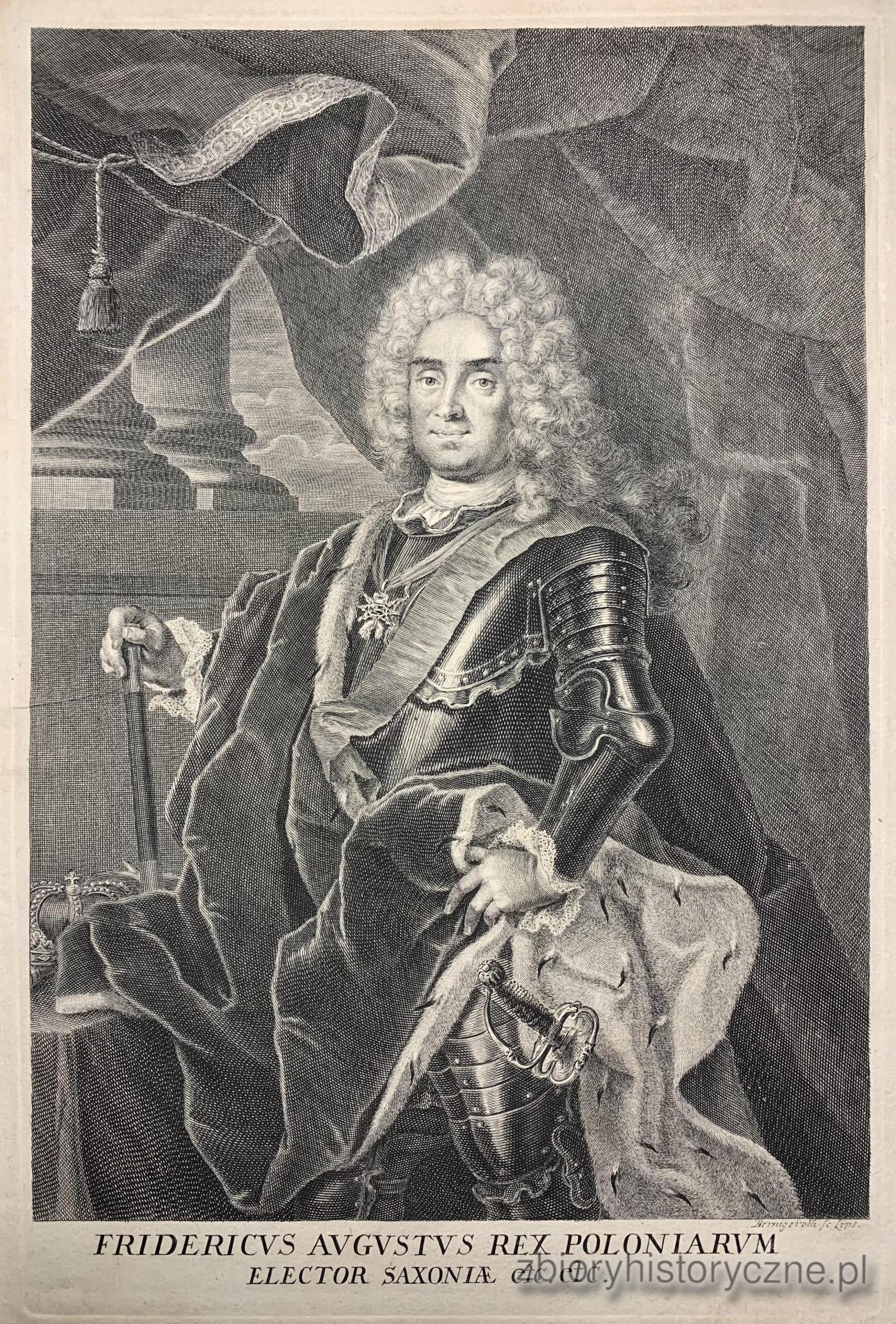 August II Mocny, kr&oacute;l Polski, 1727 r. / 0