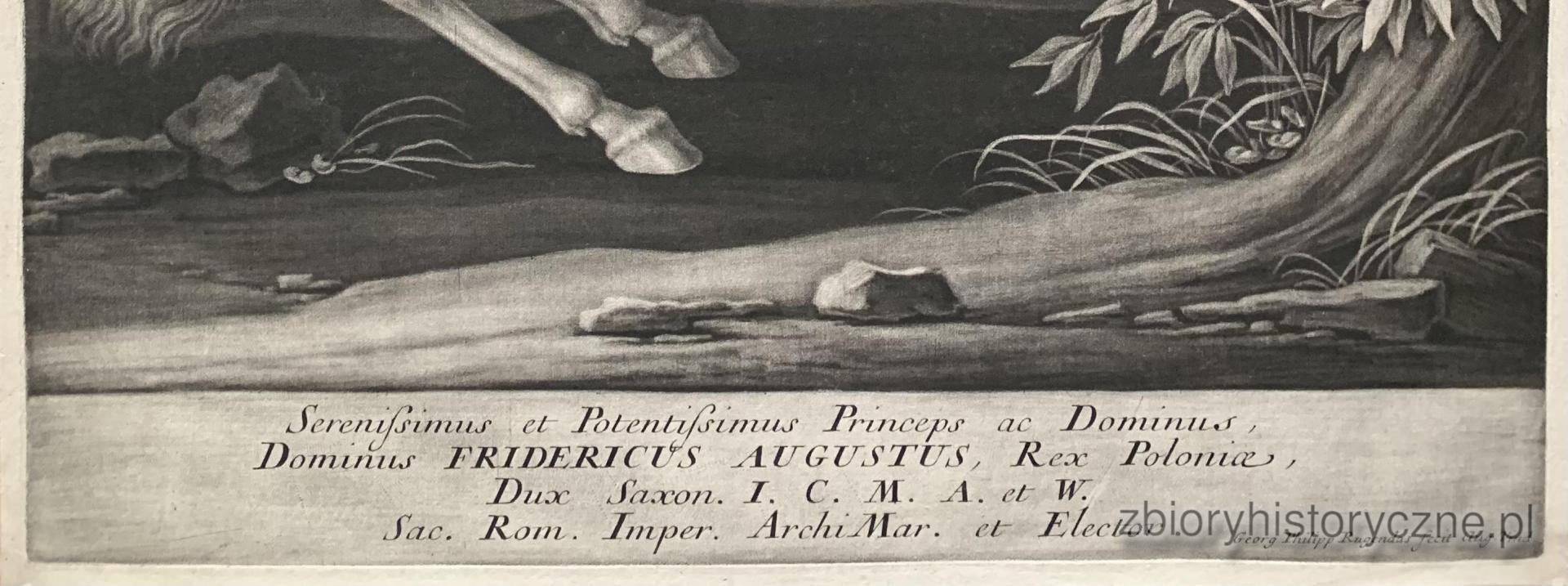 August II Mocny, kr&oacute;l Polski, przed 1710 r. / 2