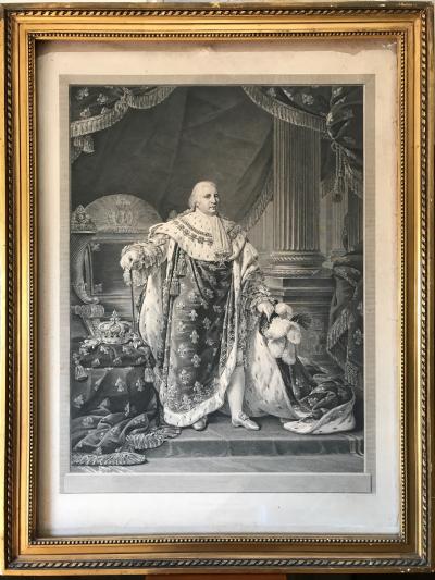 Ludwik XVIII, kr&oacute;l Francji, 1818 r.