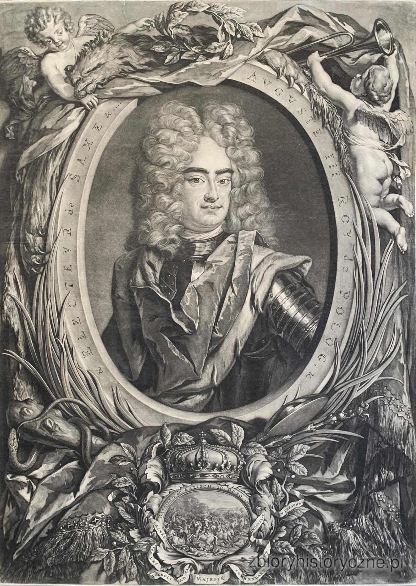 August II Mocny, kr&oacute;l Polski, 1706-1725 r. / 0