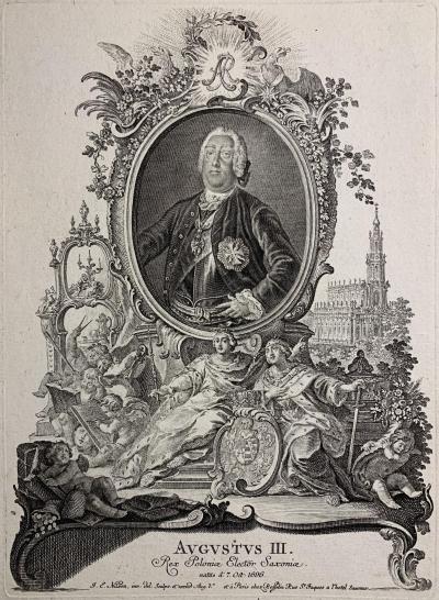 August III, kr&oacute;l Polski, ok. 1760 r.