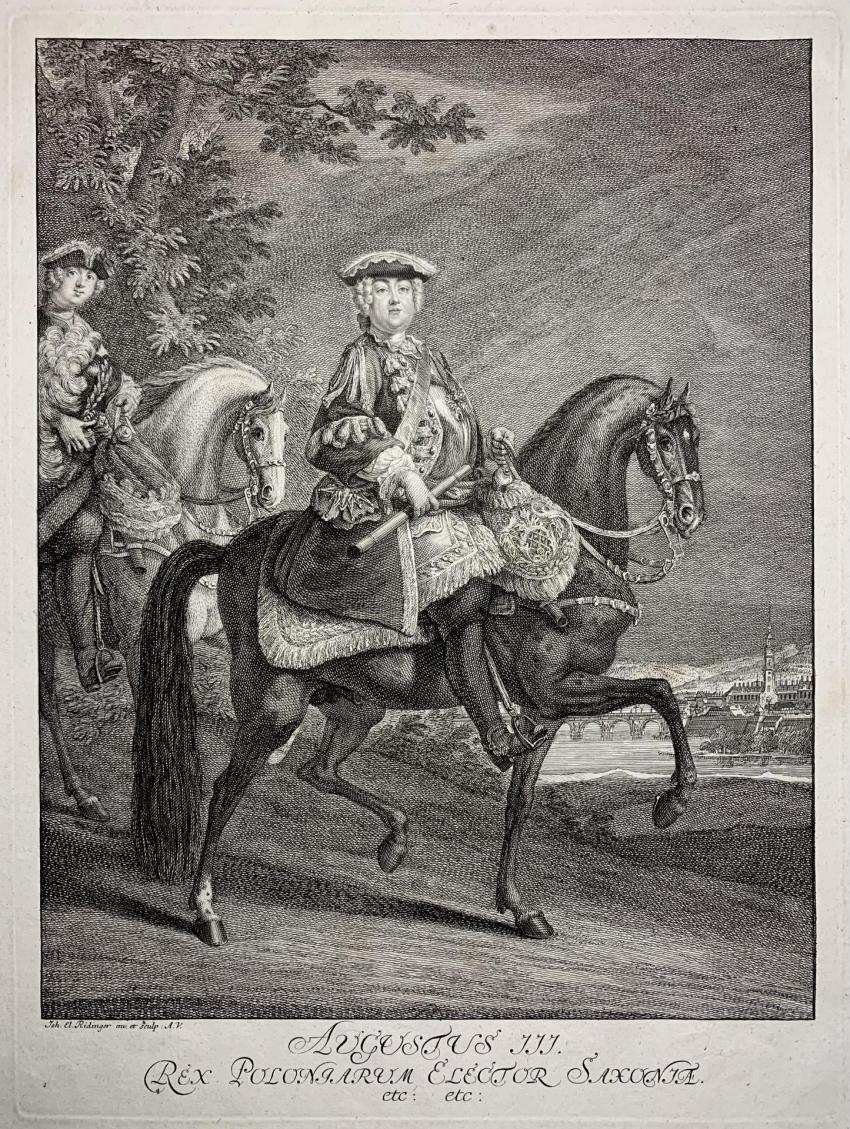 August III, kr&oacute;l Polski, 1760 r.