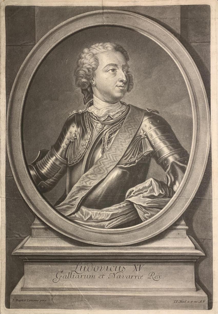 Ludwik XV, kr&oacute;l Francji, 1750 r.
