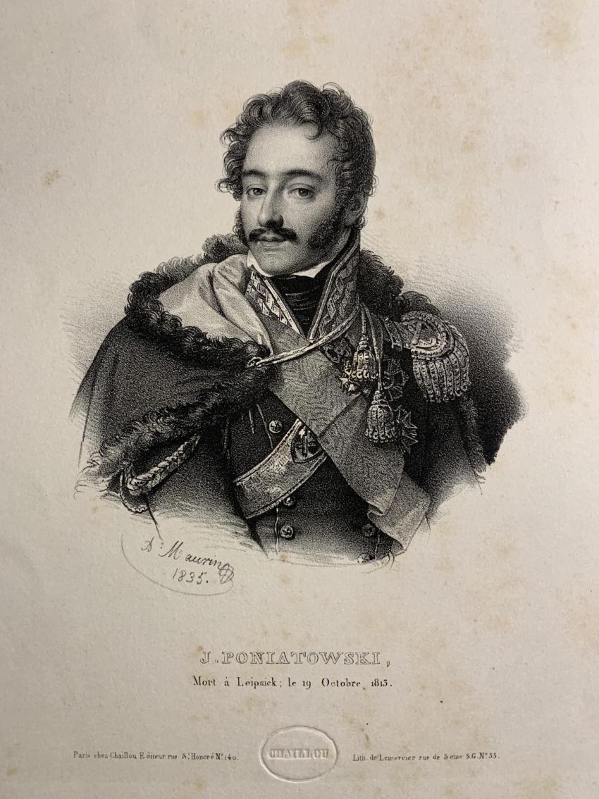 Książę J&oacute;zef Poniatowski, 1835 r.