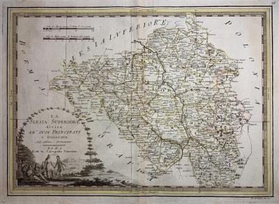 21. G&oacute;rny Śląsk, Cassini, 1797 r.