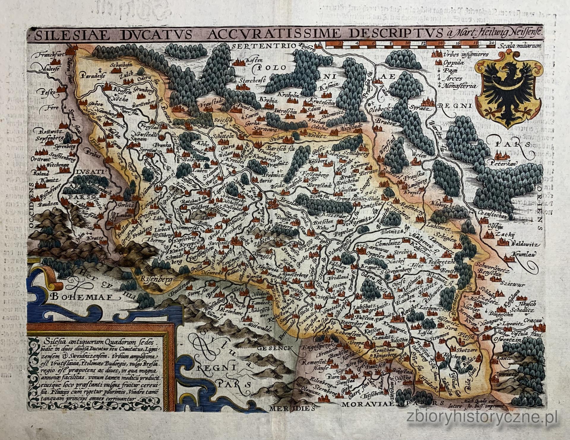 3. Mapa Śląska, Quad, 1592 r. / 0