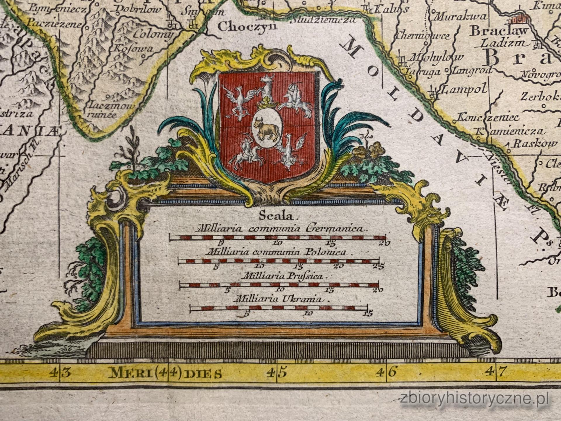 Mapa Kr&oacute;lestwa Polskiego, Lotter, 1764 r. - 1772 r. / 2