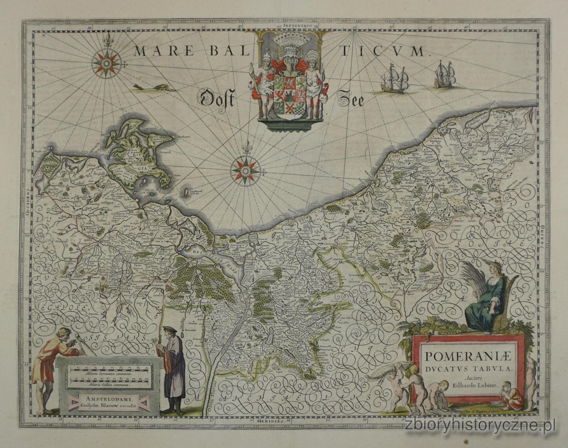 Pomorze, wyd. Bleau, autor: Lubino, 1640-1645 r. / 0